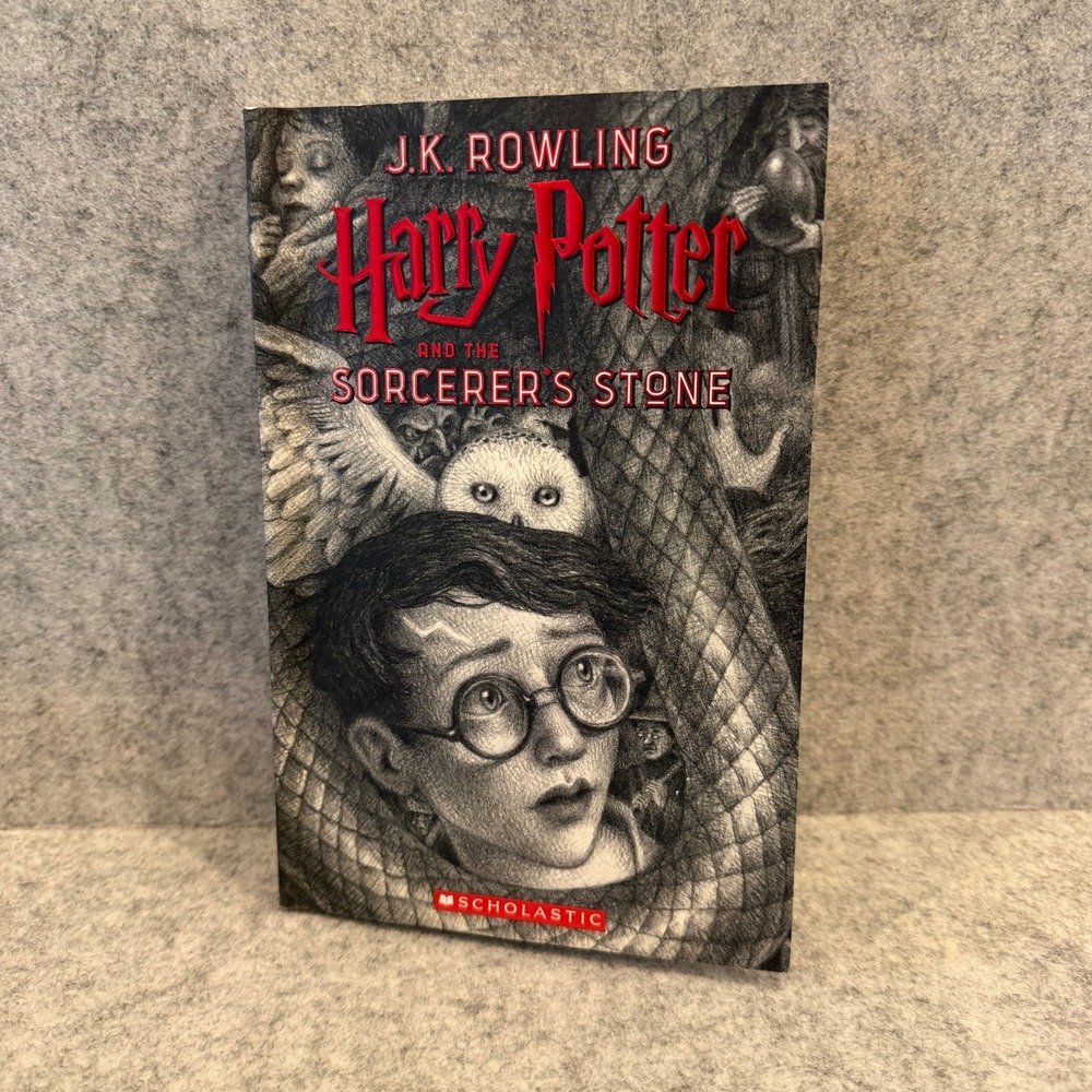 Harry Potter and the Sorcerer's Stone by J.K. Rowling, Paperback, Fair